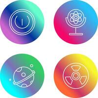 Gyroscope and Power Icon vector