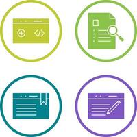 clean code and case study Icon vector