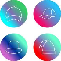 Cap and Hat Icon vector