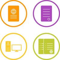 global report and reports Icon vector