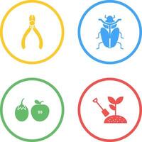 Cutter and Insect Icon vector