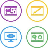 Website Promotion and Website Design Icon vector