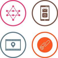 Networks and Mobile Applications Icon vector