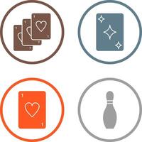 Deck of Card and Card Icon vector