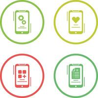 Setting and Favourite Icon vector