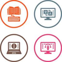 Study and Language Icon vector