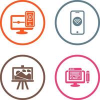 WIFI and Responsive Icon vector