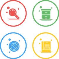 Search and Table Icon vector