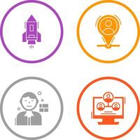 Start Up and Placeholder Icon vector