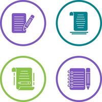 checklist and document Icon vector