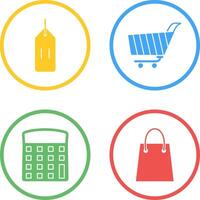 deals and shopping cart Icon vector