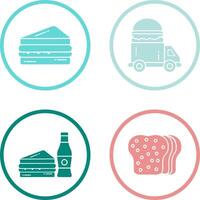 Sandwich and Fast Food Icon vector