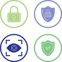 Lock and Privacy Icon vector