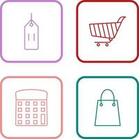 deals and shopping cart Icon vector