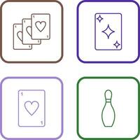 Deck of Card and Card Icon vector