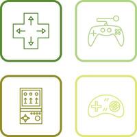 Direction Key and Gaming Control Icon vector