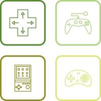 Direction Key and Gaming Control Icon vector