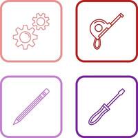 Gears and Roulette Icon vector