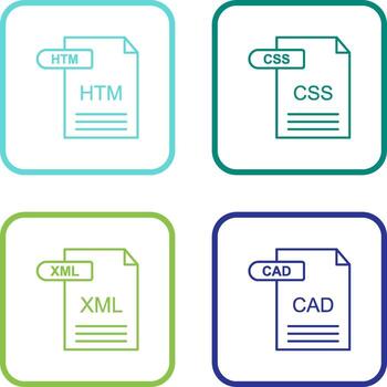 htm y css icono vector