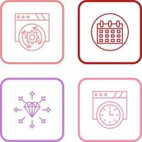 Update and Calendar Icon vector