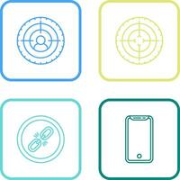 Goal and Target Icon vector