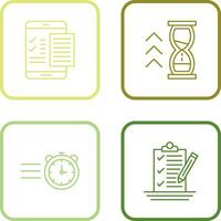 Check List and Quick Response Icon vector