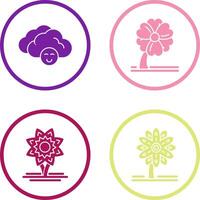 Cloudy and Clover Icon vector