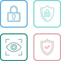 Lock and Privacy Icon vector