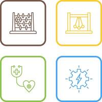 Abacus and Pendulum Icon vector