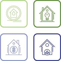 Fire Alarm and Home Automation Icon vector