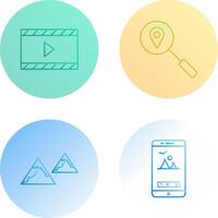 animation and tracking services Icon vector