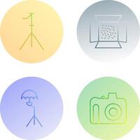 stand and light Icon vector