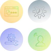 Website Promotion and Time Optimization Icon vector