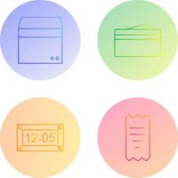 box and wallet Icon vector