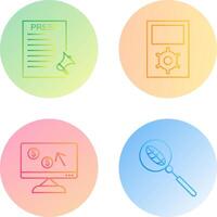 Press Releases and Management Icon vector