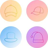 Cap and Hat Icon vector