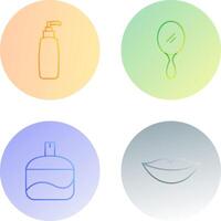 Cosmetic Product and Mirror Icon vector