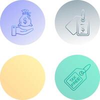 Income and Price Icon vector