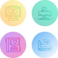 Wedding and Wedding Dinner Icon vector