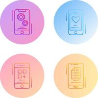 Setting and Favourite Icon vector