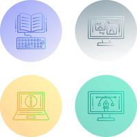 Study and Language Icon vector