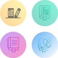 Archive and Mathematics Icon vector