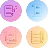 checklist and document Icon vector