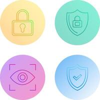 Lock and Privacy Icon vector