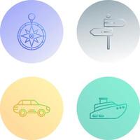 Compass and Direction Icon vector