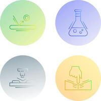 Bounce and Flask Icon vector