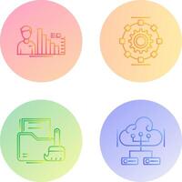 Consulting and Automated Icon vector
