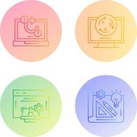 Incubator and Inovation Icon vector