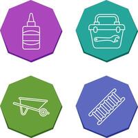 Glue and construction Icon vector