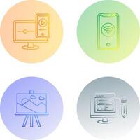 WIFI and Responsive Icon vector